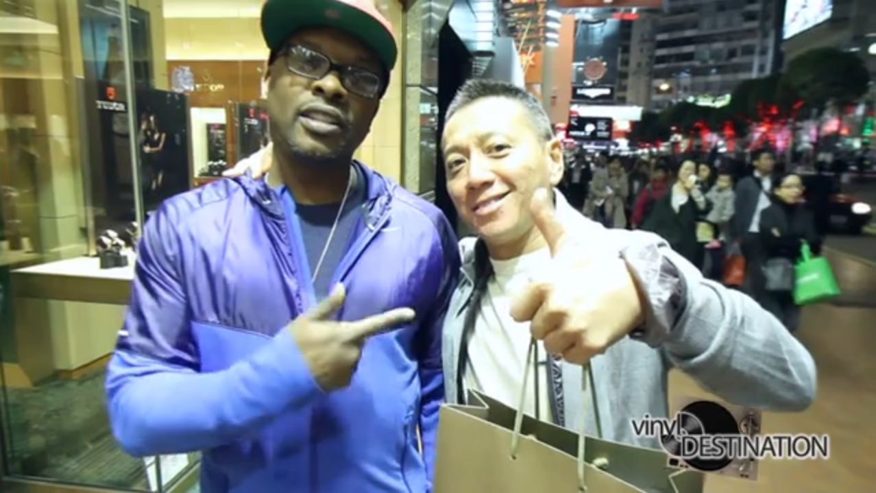 DJ Jazzy Jeff and new friend